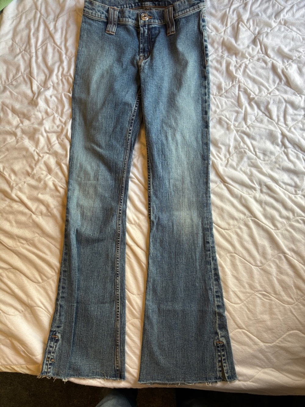 ABS Allen Schwartz Medium Blue Flare Jeans Size 28